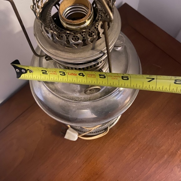 Antique Rayo converted oil lamp working - Picture 14 of 15